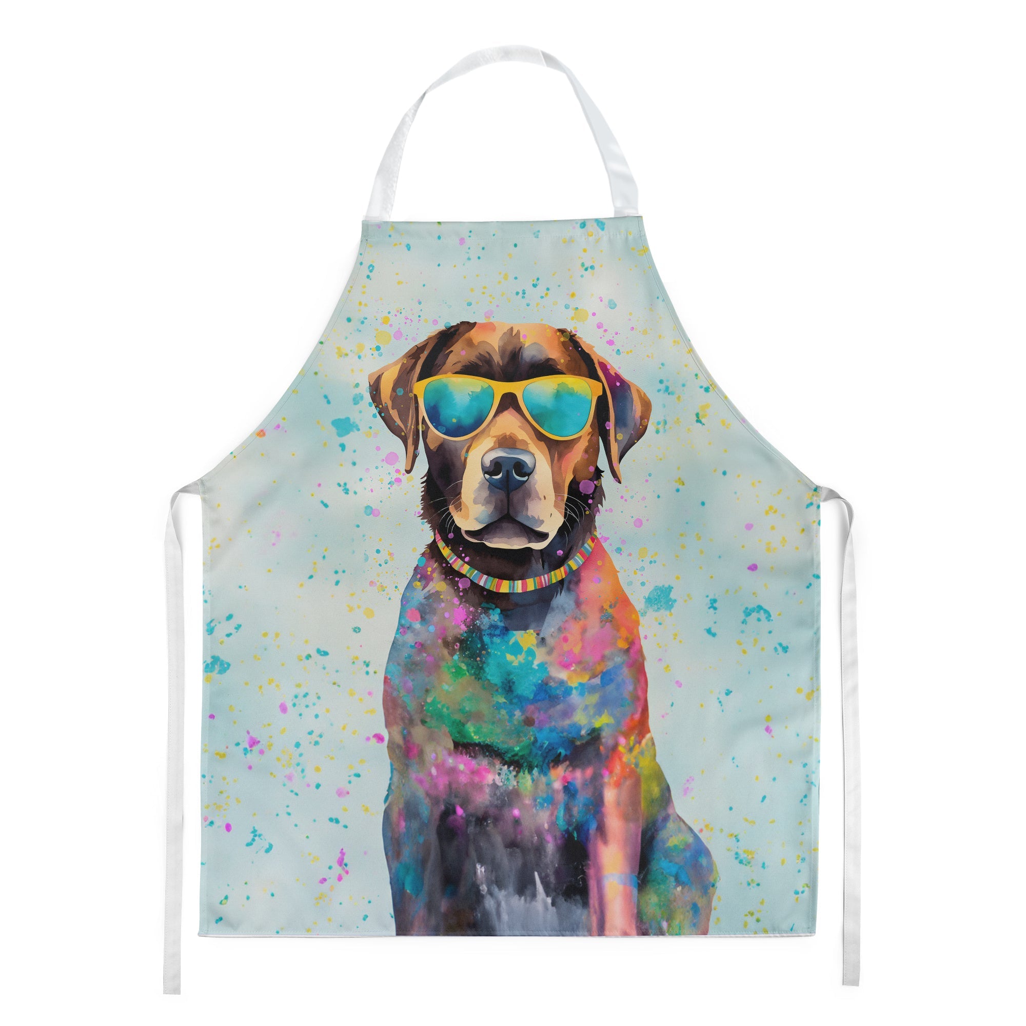 Chocolate Labrador Hippie Dawg Apron-0