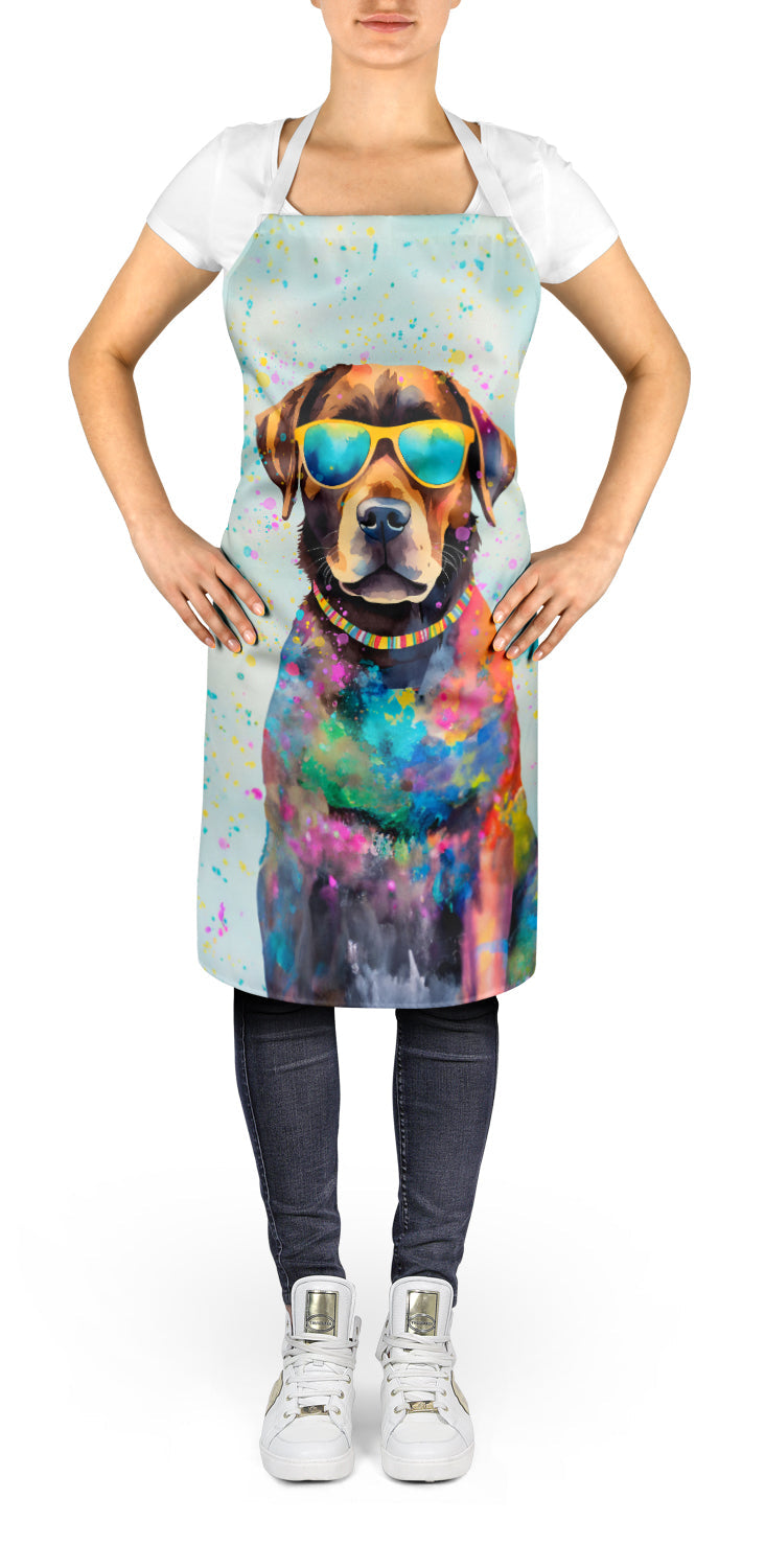 Chocolate Labrador Hippie Dawg Apron-1