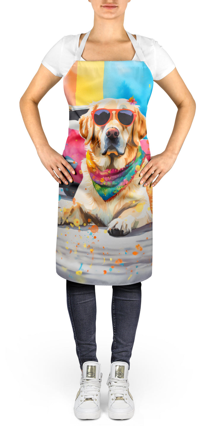 Yellow Labrador Hippie Dawg Apron-1