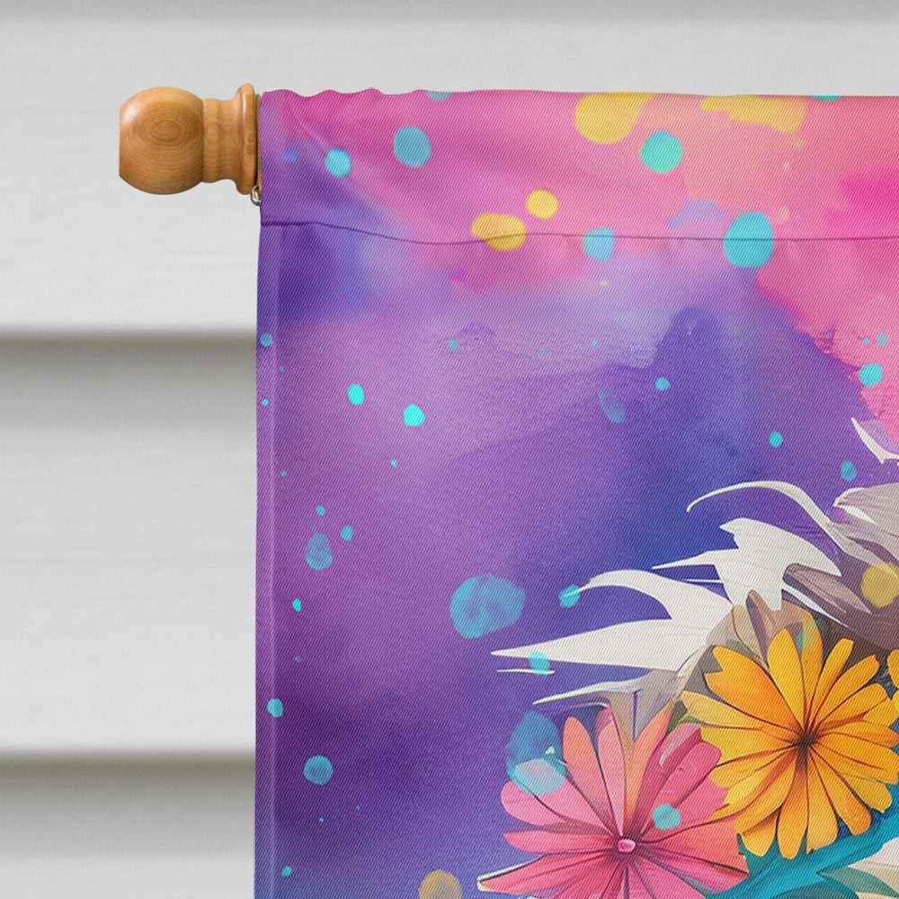 Shih Tzu Hippie Dawg House Flag-2