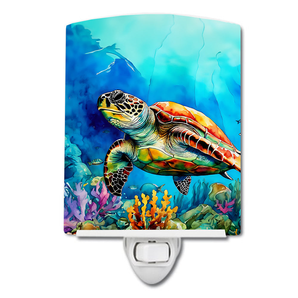 Loggerhead Sea Turtle Ceramic Night Light