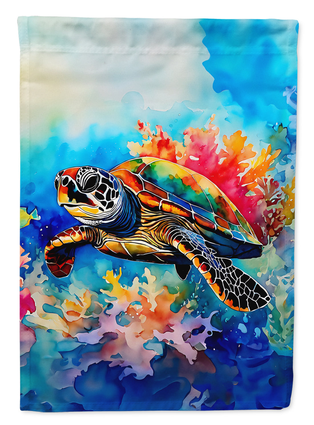 Loggerhead Sea Turtle Garden Flag