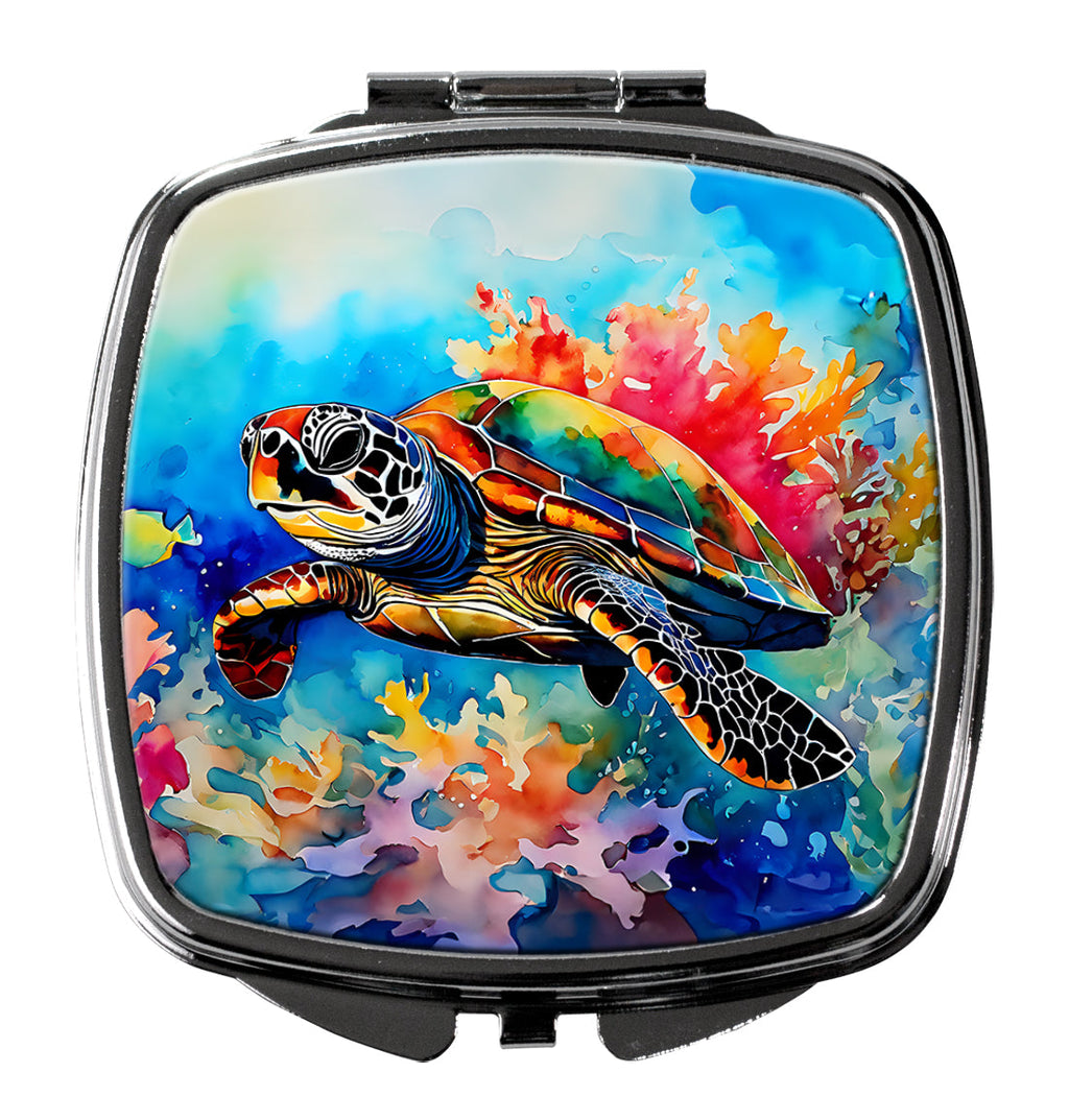 Loggerhead Sea Turtle Compact Mirror