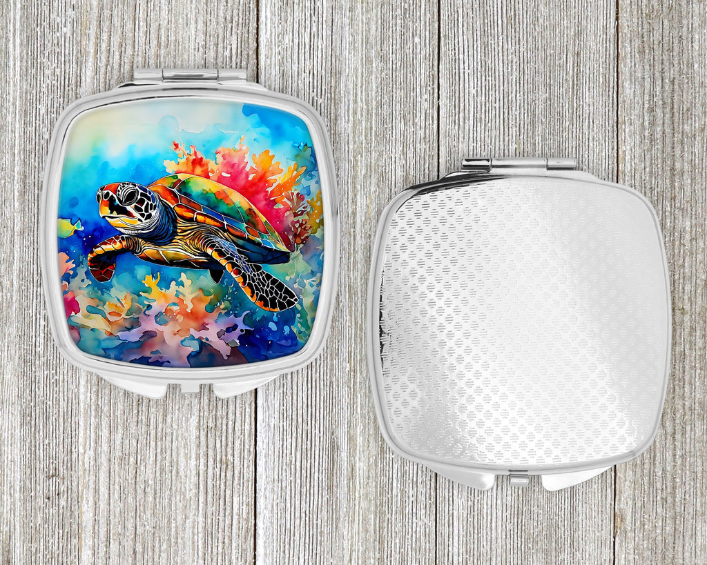 Loggerhead Sea Turtle Compact Mirror