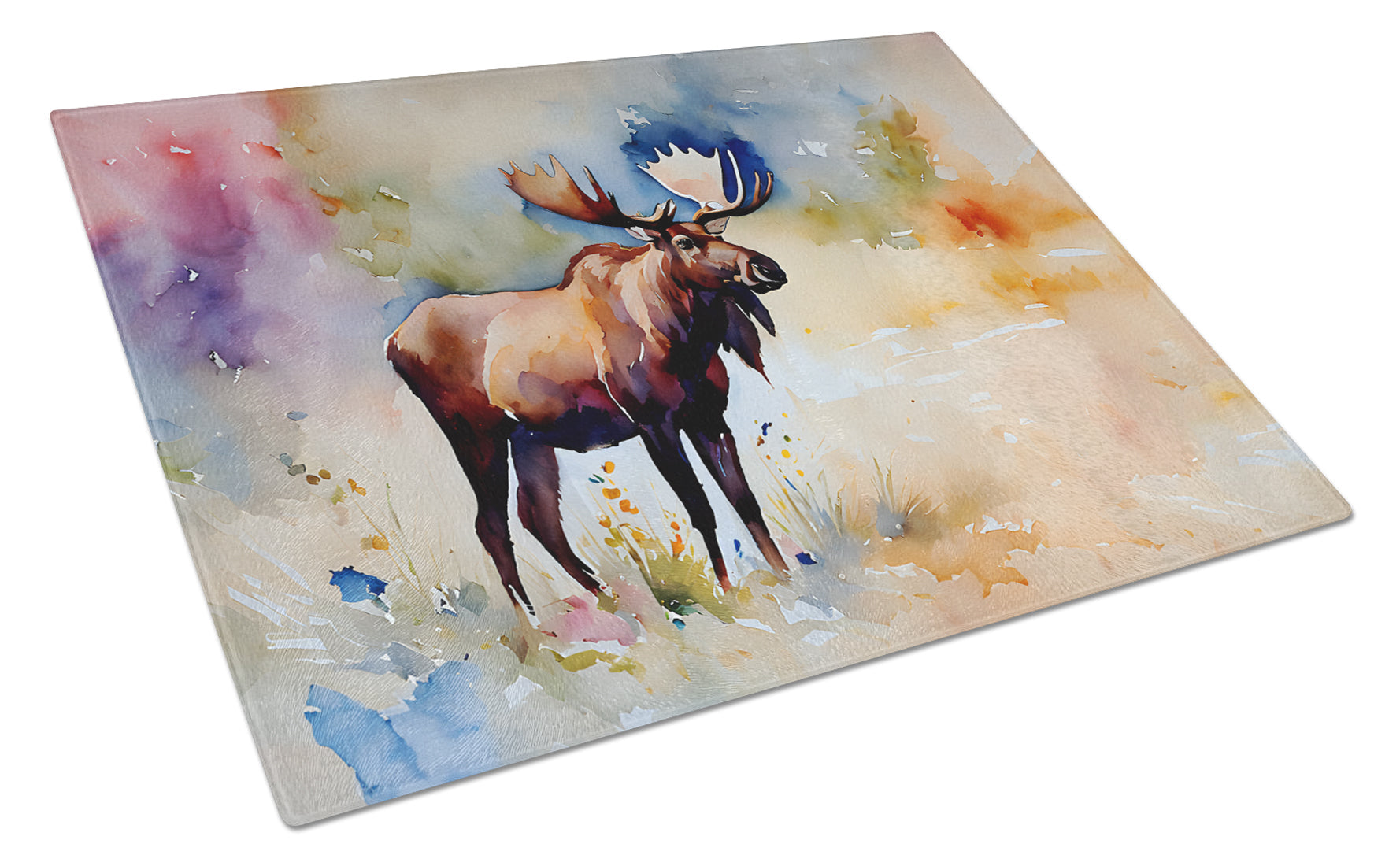 Moose Glass Cutting Board-0