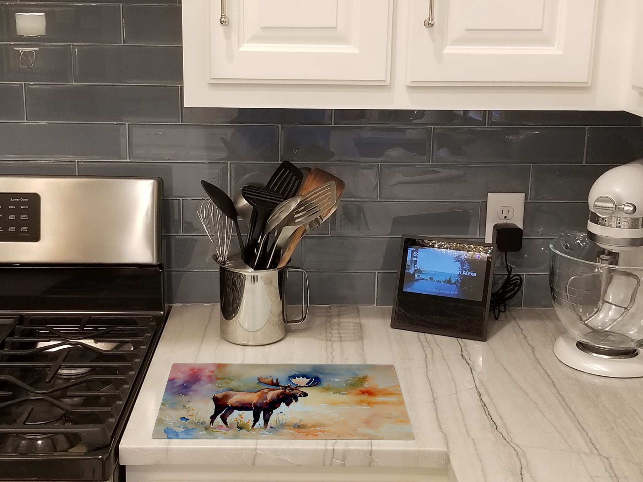 Moose Glass Cutting Board-1