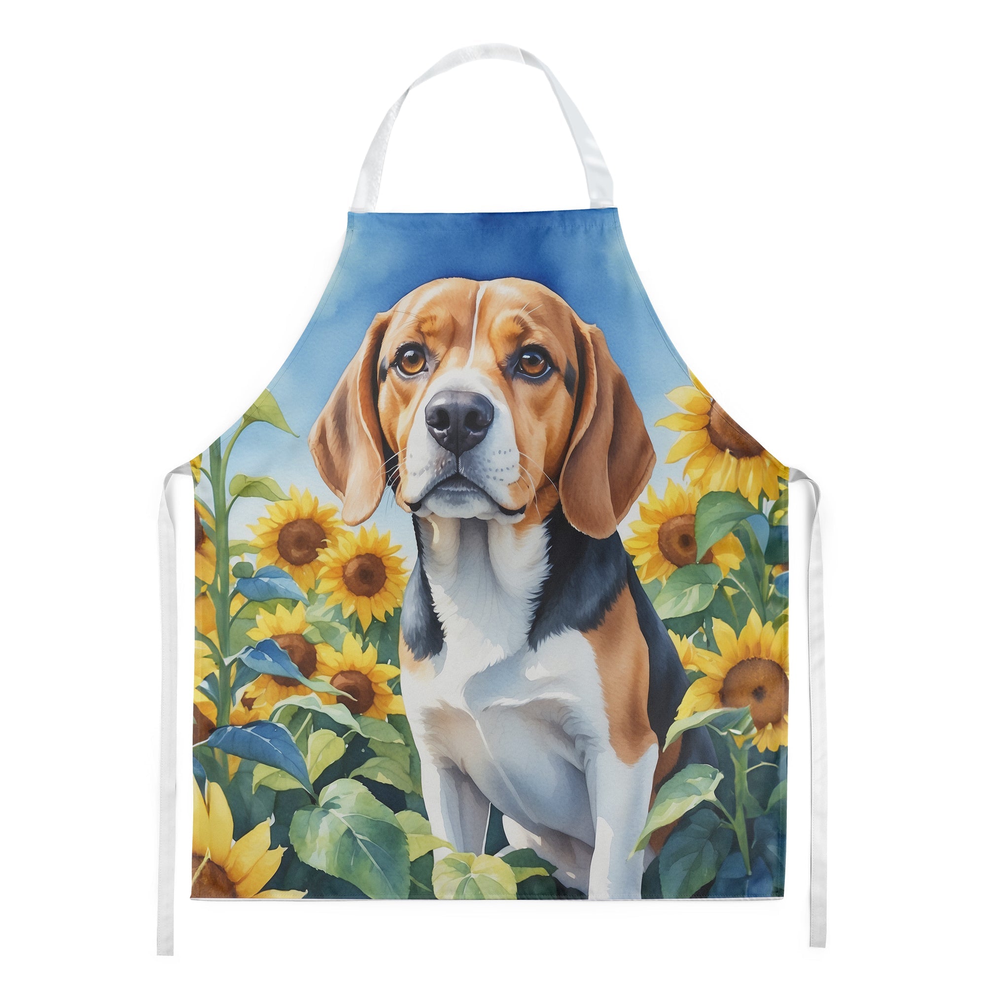 Beagle in Sunflowers Apron-0