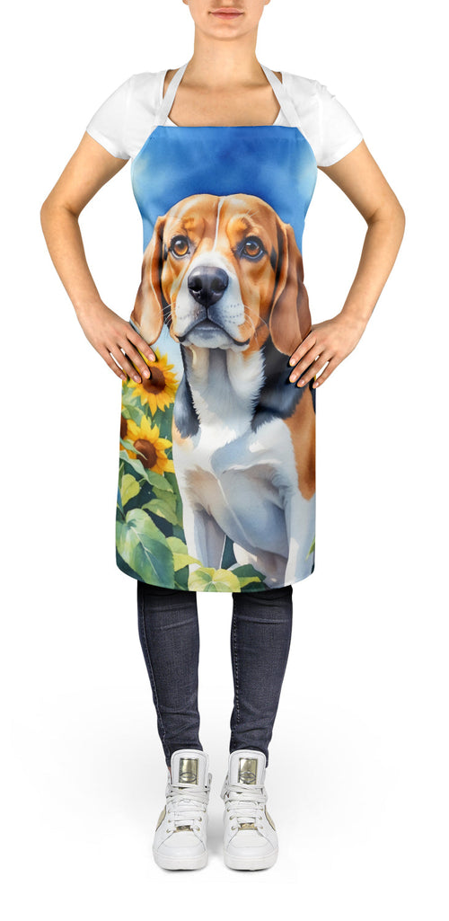 Beagle in Sunflowers Apron-1