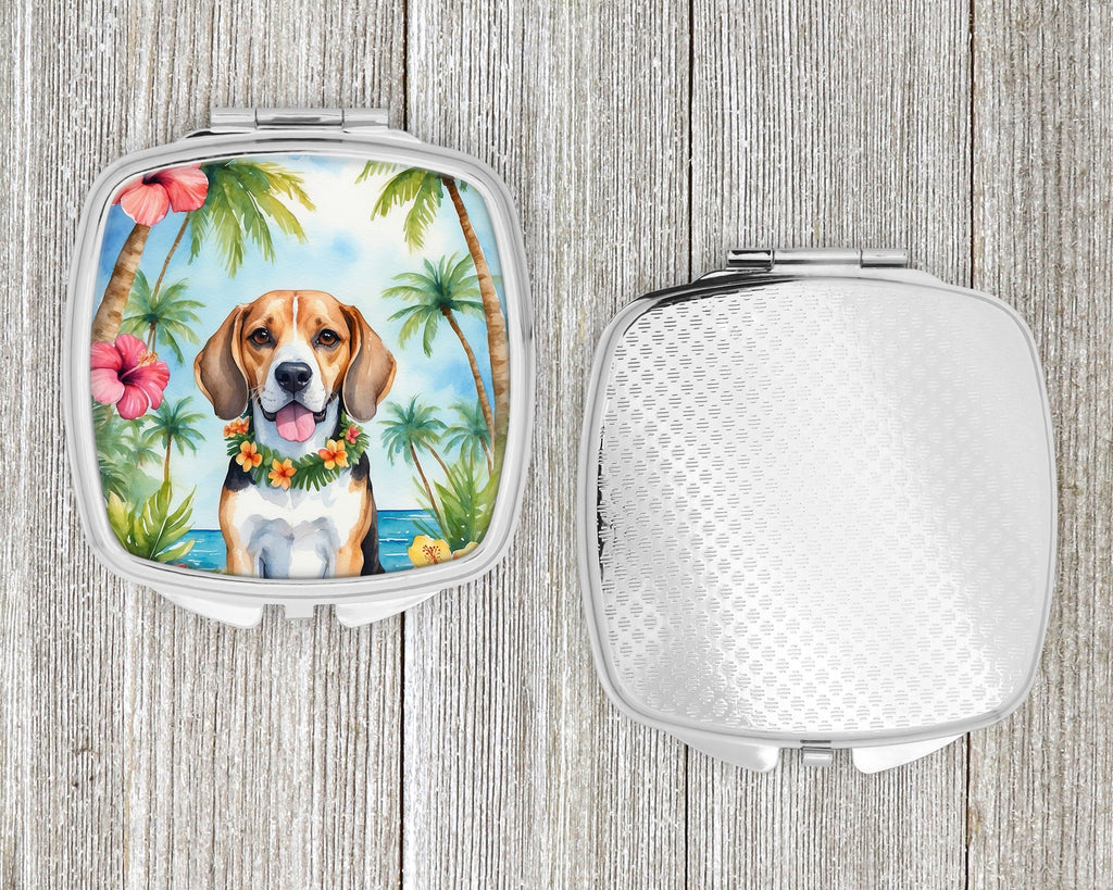 Beagle Luau Compact Mirror-3