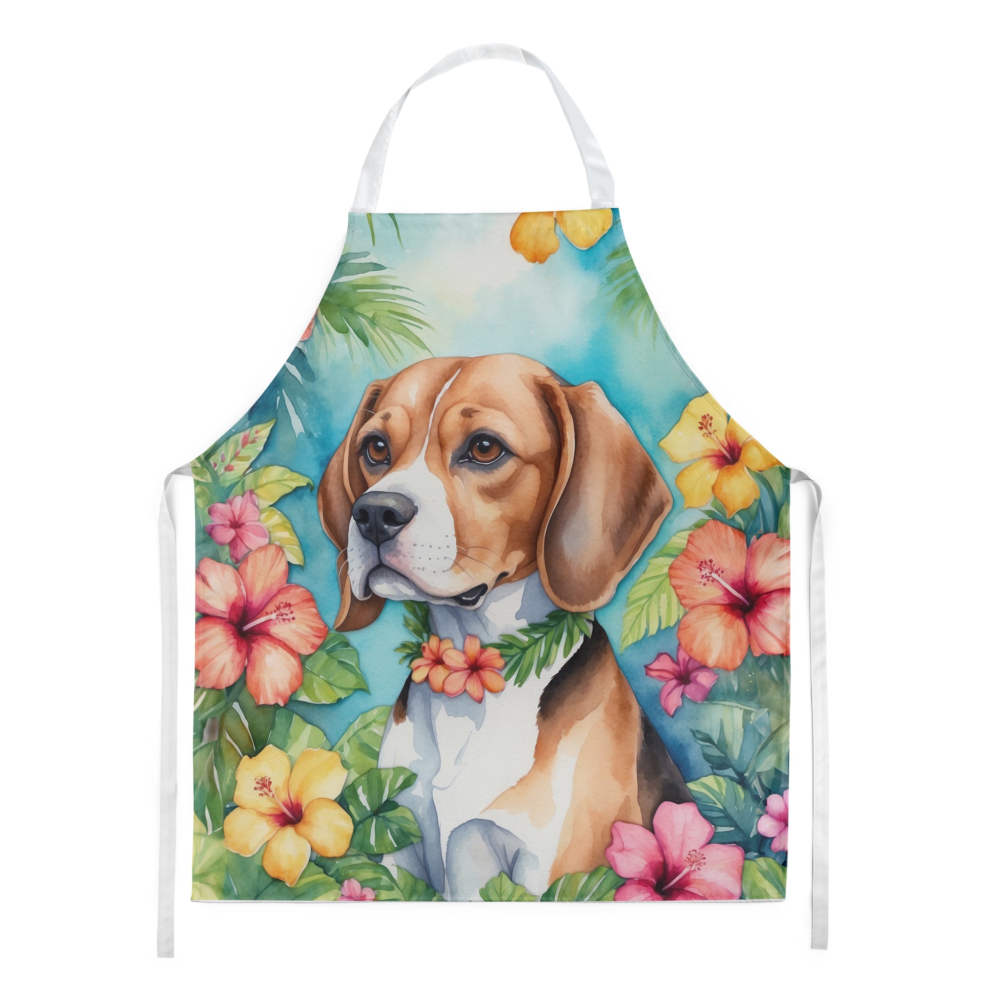 Beagle Luau Apron-0