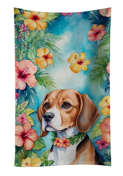 Beagle Luau Kitchen Towel-0