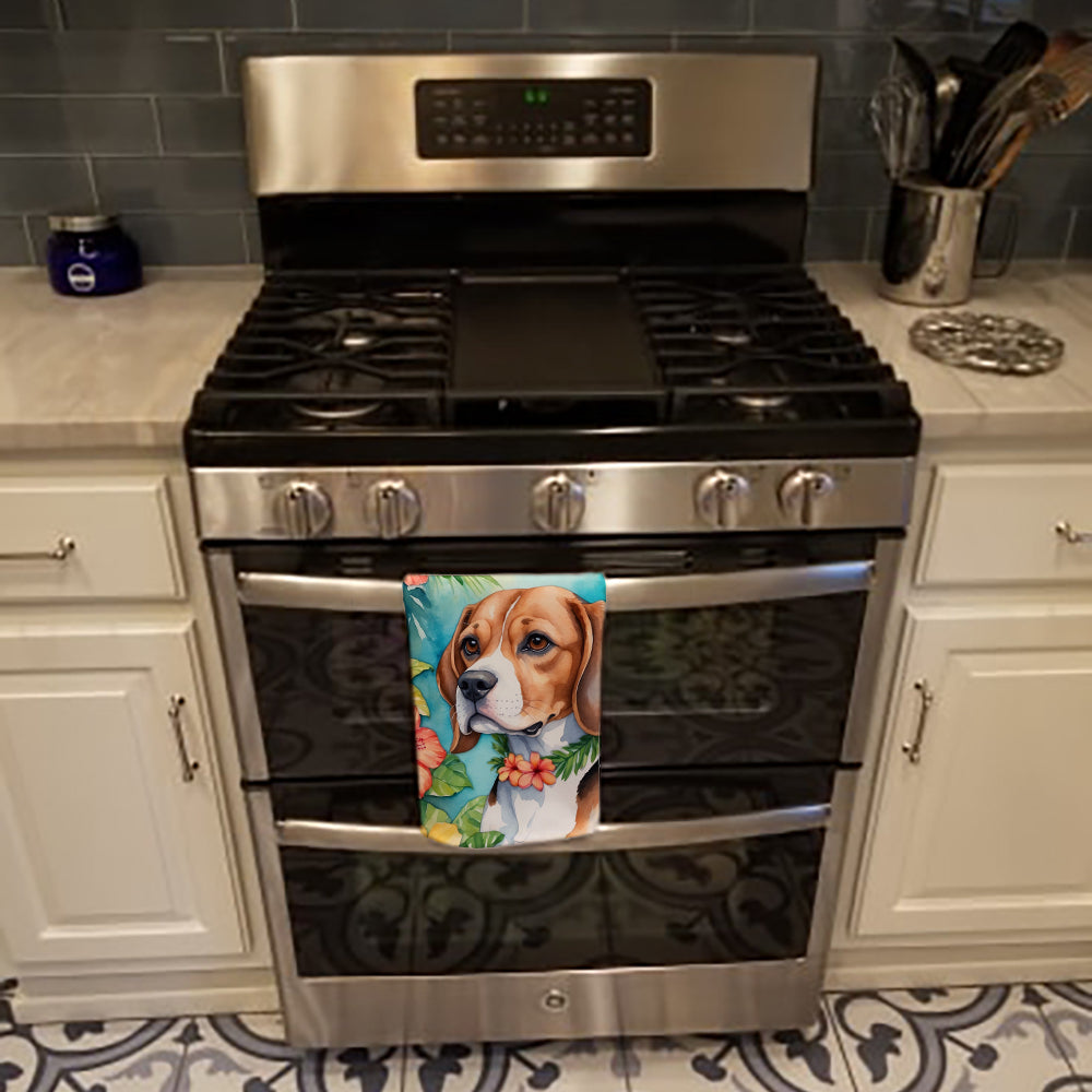 Beagle Luau Kitchen Towel-2