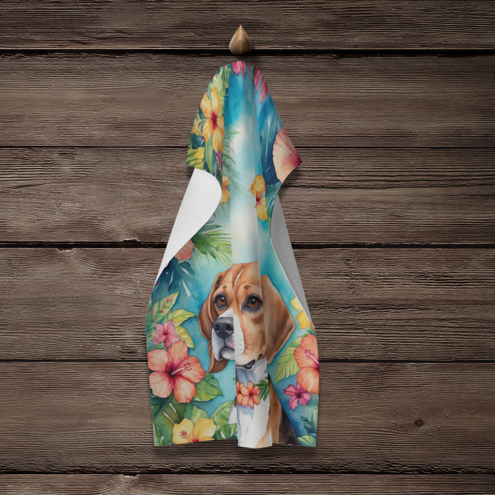 Beagle Luau Kitchen Towel-3