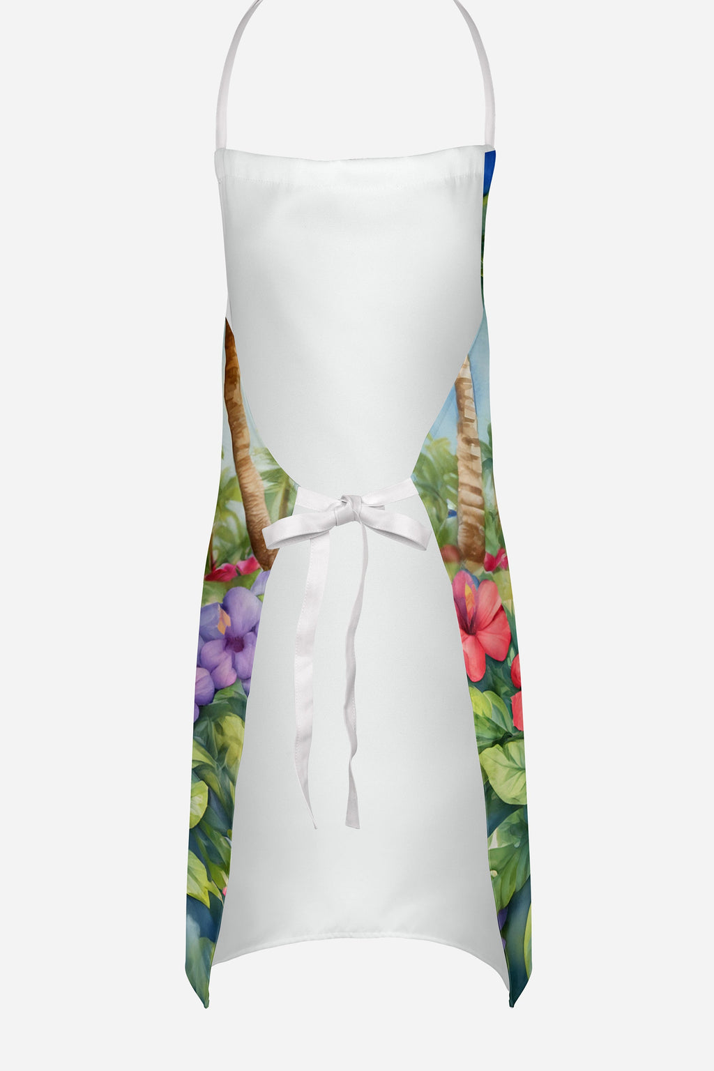 Black Labrador Retriever Luau Apron-3