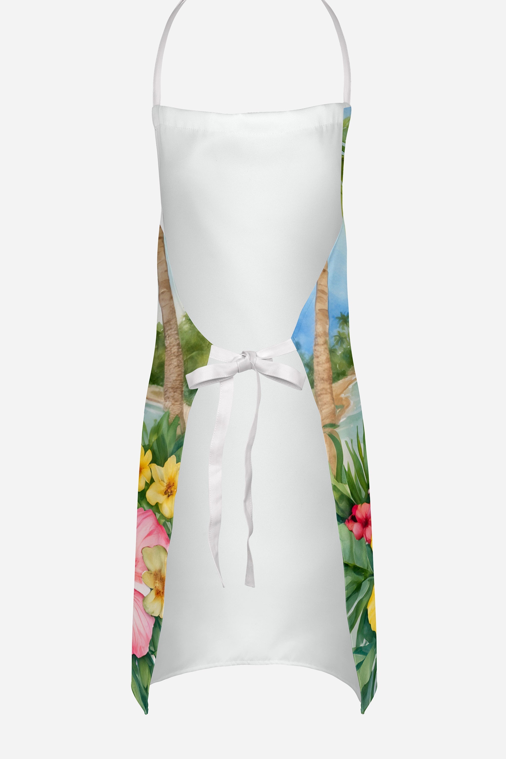 Yellow Labrador Retriever Luau Apron-3