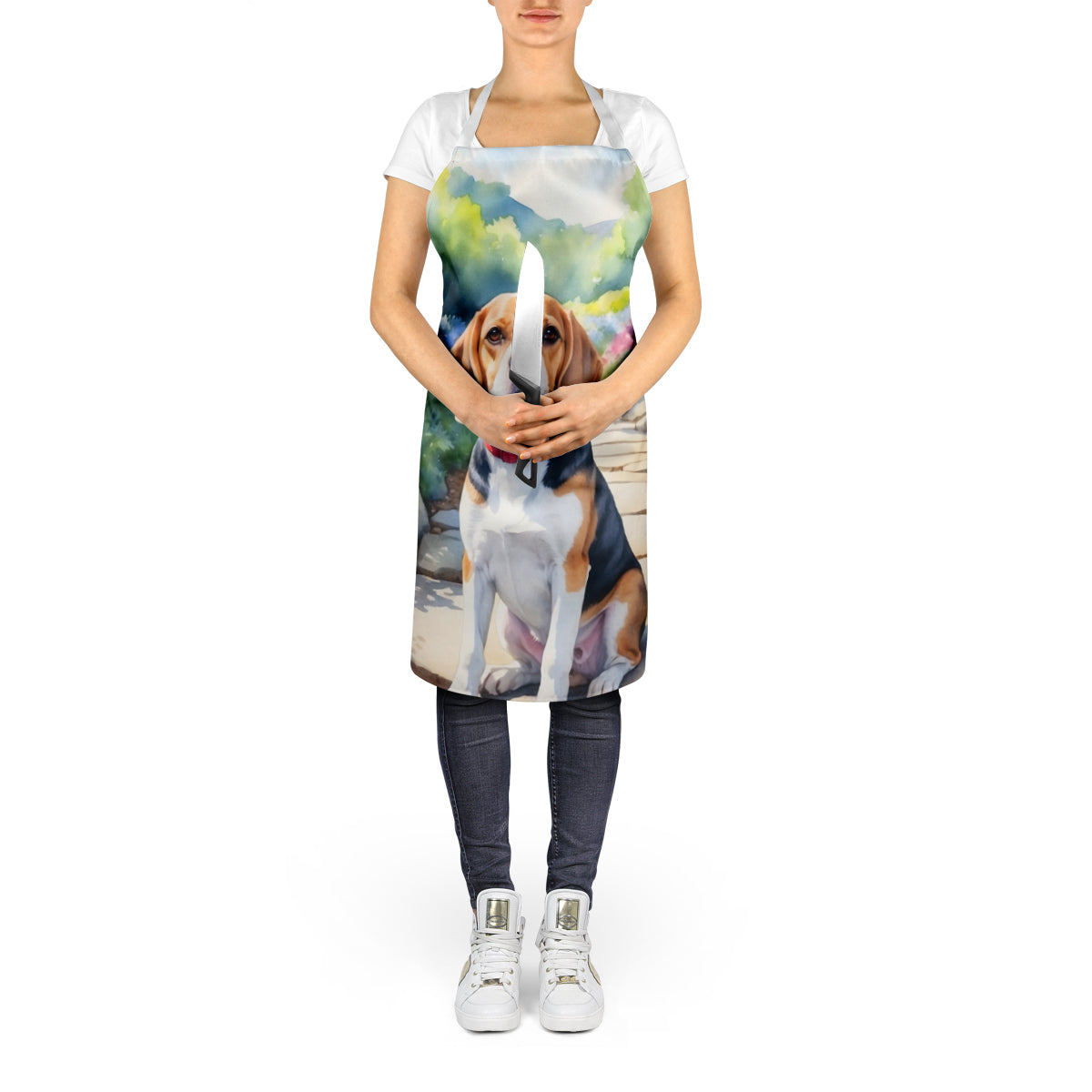 Beagle Spring Garden Apron-4