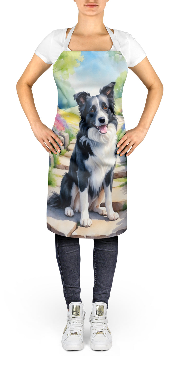 Border Collie Spring Path Apron-1