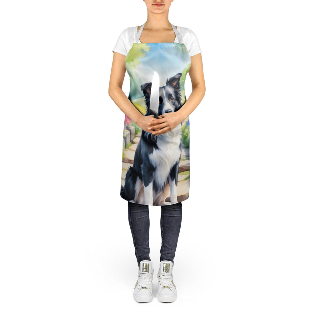 Border Collie Spring Path Apron-4