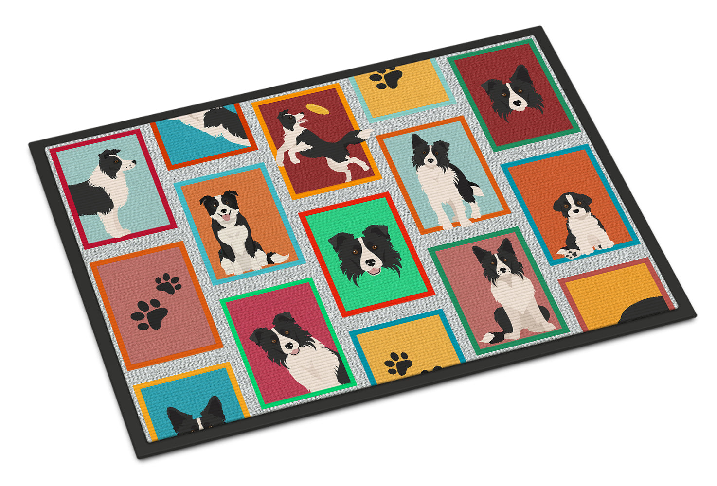 Lots of Border Collie Doormat-0